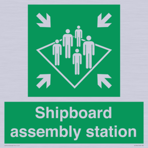 Shipboard assembly station